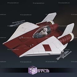 RZ-1 A-Wing Starwars STL Printer Files 3D Model