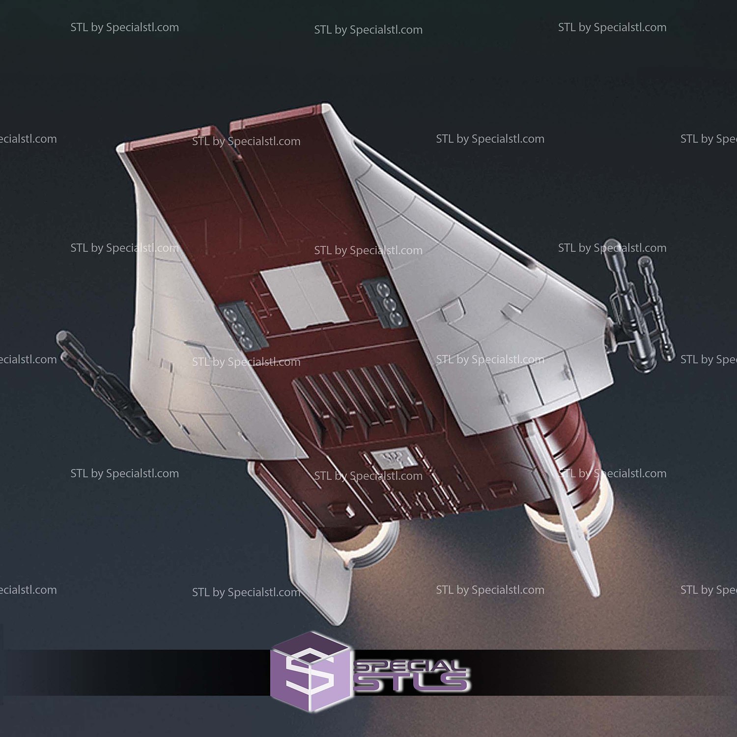 RZ-1 A-Wing Starwars STL Printer Files 3D Model — view 7