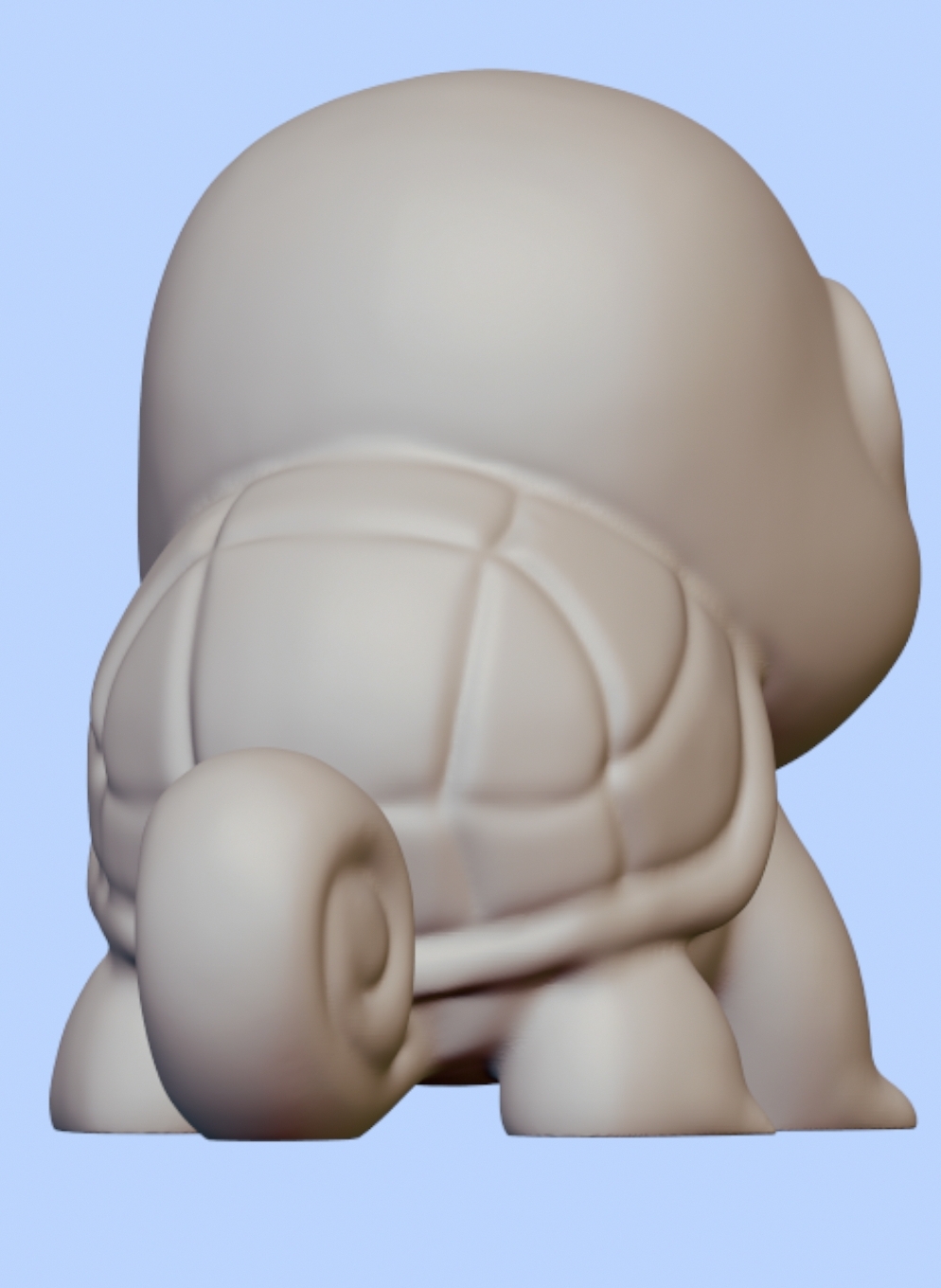 baby squirtle pokemon figurine 3D STL Model