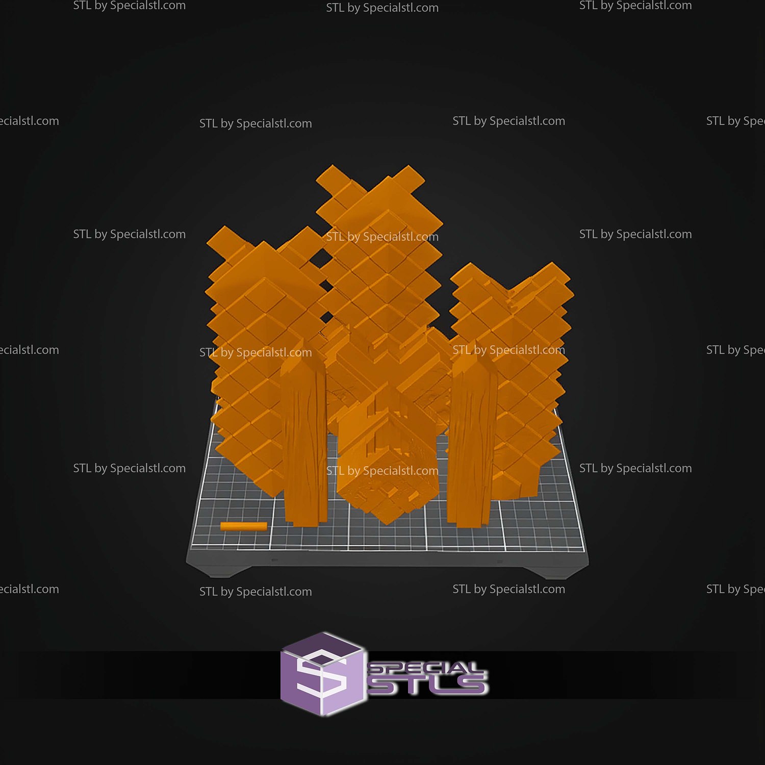 Cosplay STL Files Minecraft Movie Sword V2 3D Model — view 5