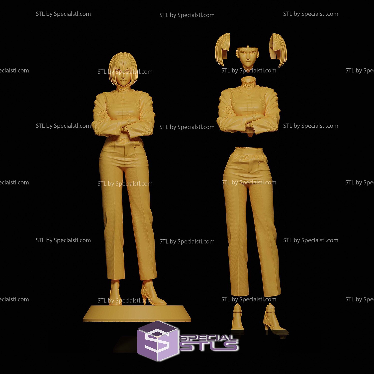Tang Sanzang Modern 3D Printer Files STL Model — view 5