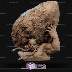 Obelix The Powerfu Realistic Bust 3D Print Files STL Model