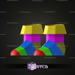 Cosplay STL Files Old School RuneScape Fancy Boots 3D Model