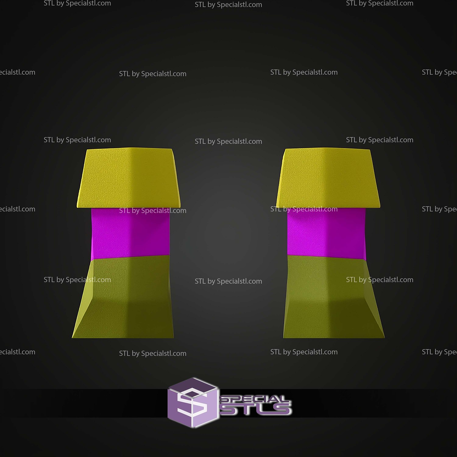 Cosplay STL Files Old School RuneScape Fancy Boots 3D Model — view 2