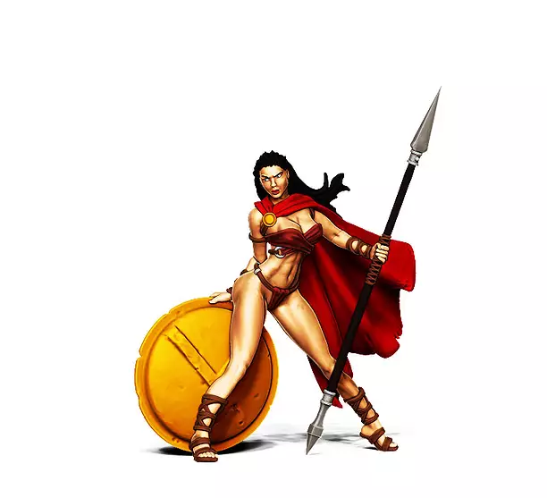Spartan woman 35mm scale  - Leda 3D STL Model
