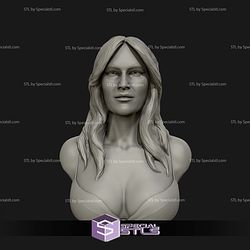 Melania Trump Bust Digital STL Files 3D Model