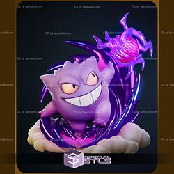 Chibi Gengar Pokemon 3D Printer Files STL Model
