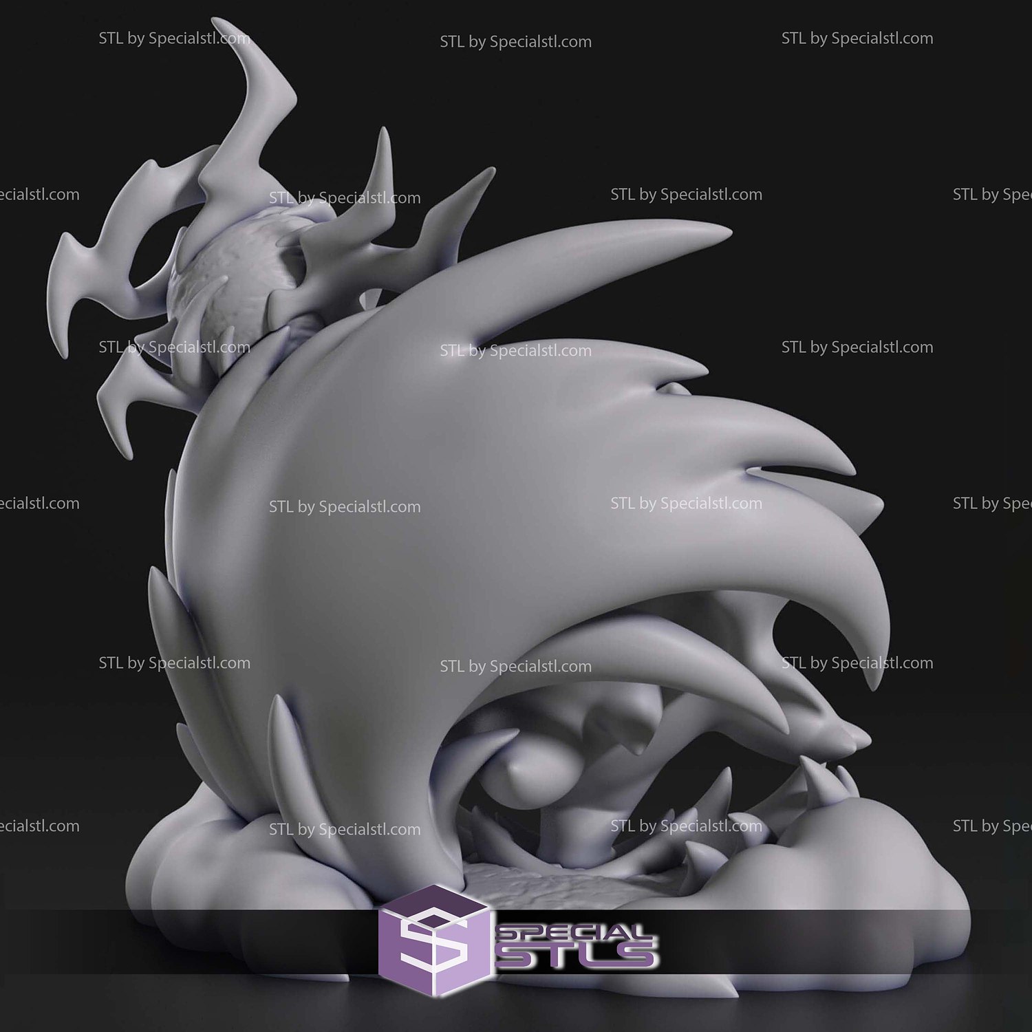 Chibi Gengar Pokemon 3D Printer Files STL Model — view 8