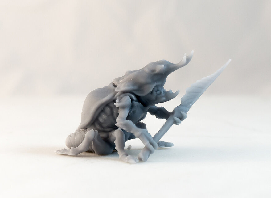 Beetle Guard- 3D printable Character - 2 Poses FBX Model — view 5