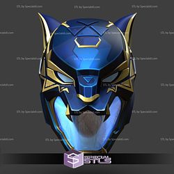 Cosplay STL Files Marvel Rivals Black Panther Galactic Claw Helmet 3D Model
