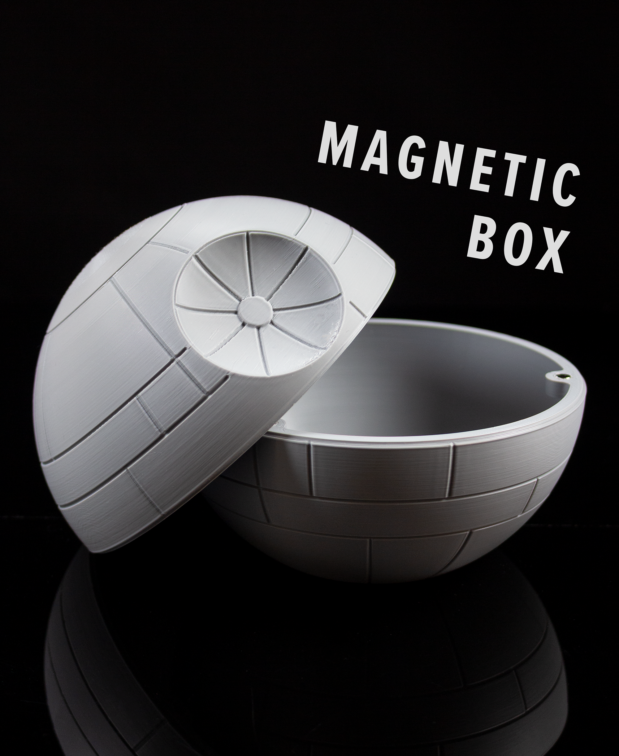 Death Star Magnetic Box - Star Wars (May The Fourth Release) 3D STL Model