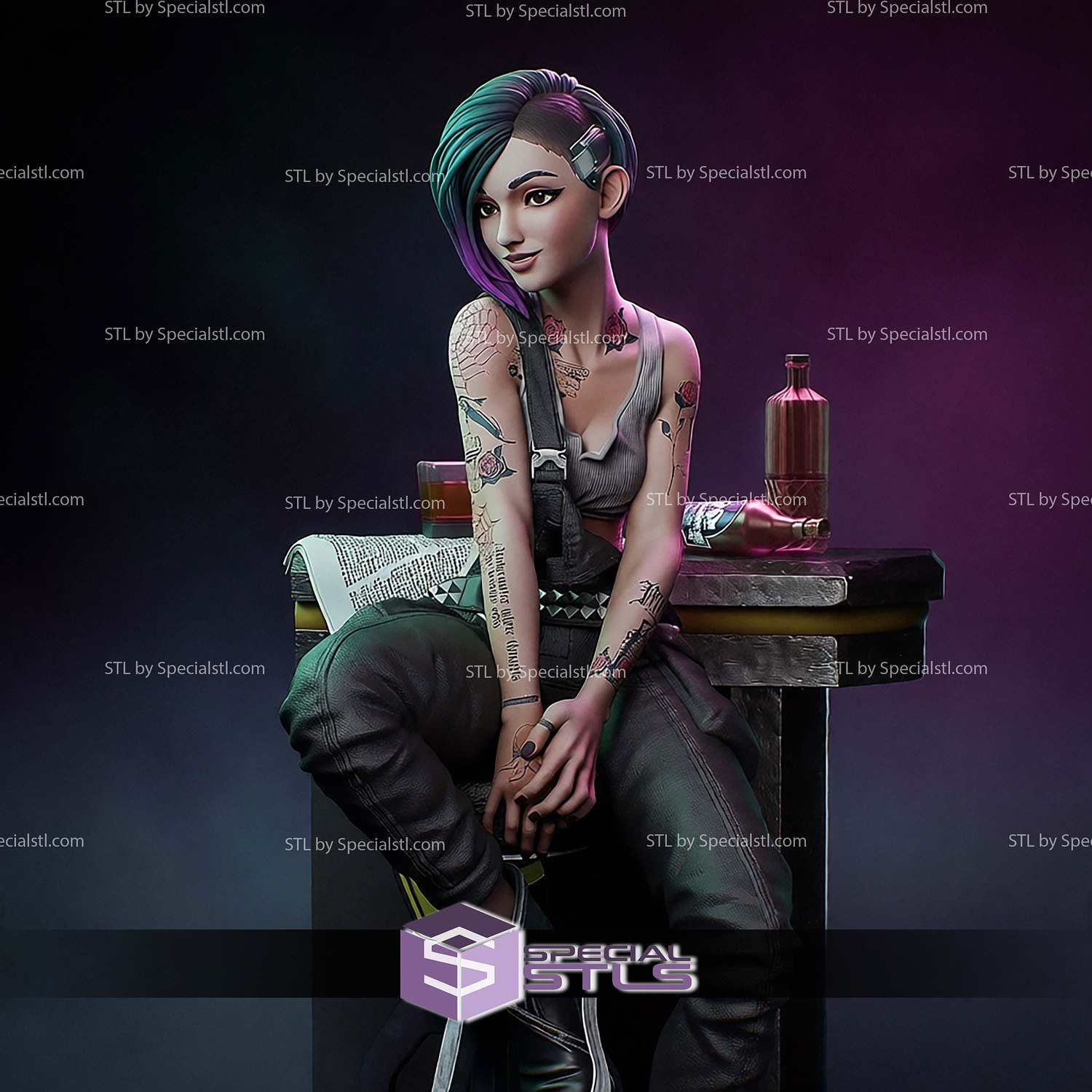 Judy Alvarez 211mm STL Files 3D Model — view 2