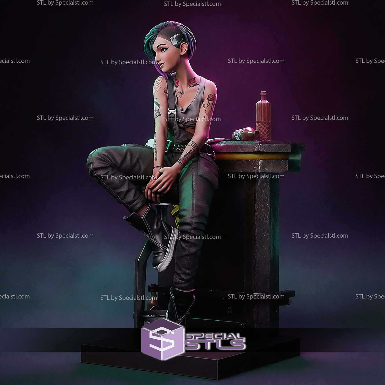 Judy Alvarez 211mm STL Files 3D Model — view 3
