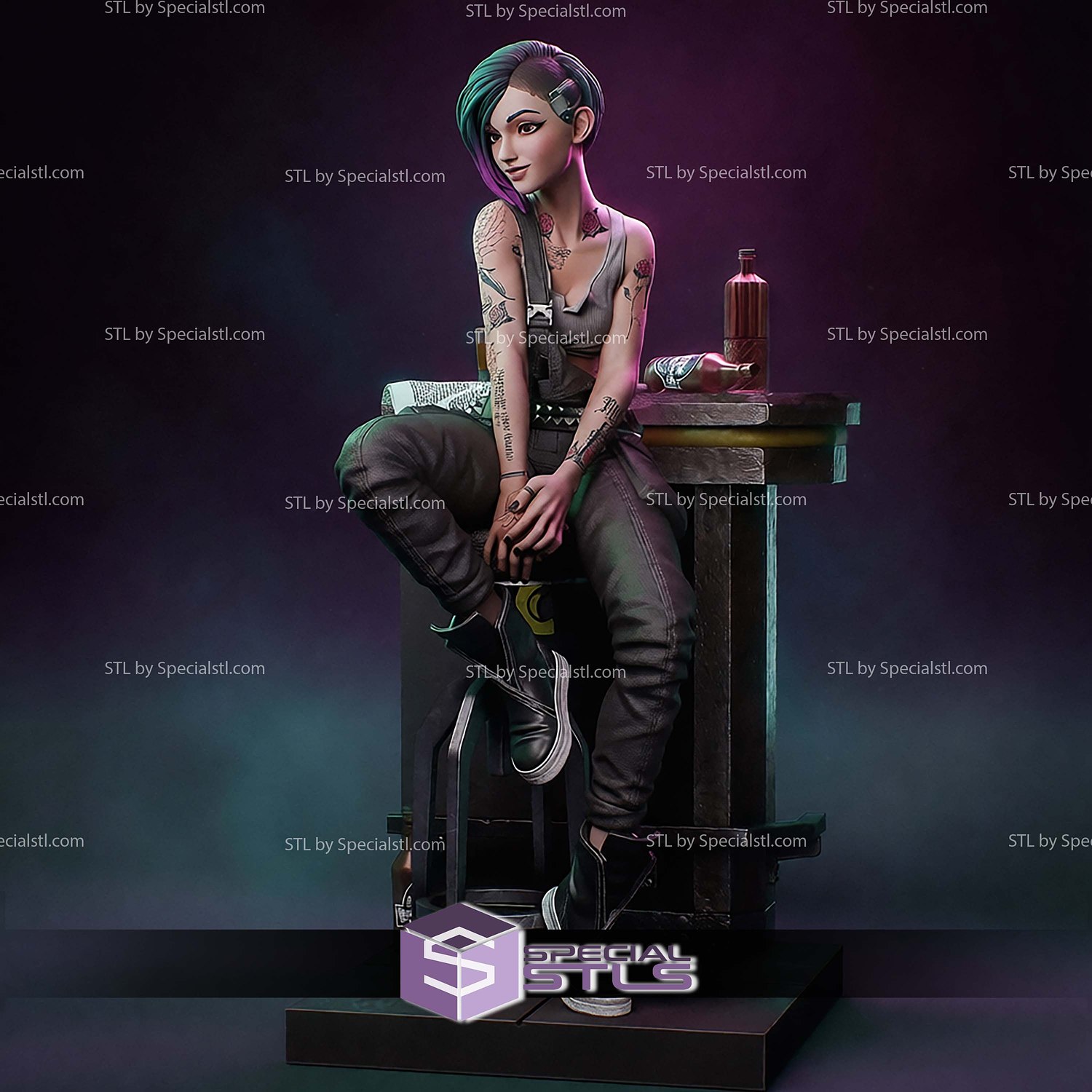 Judy Alvarez 211mm STL Files 3D Model — view 4