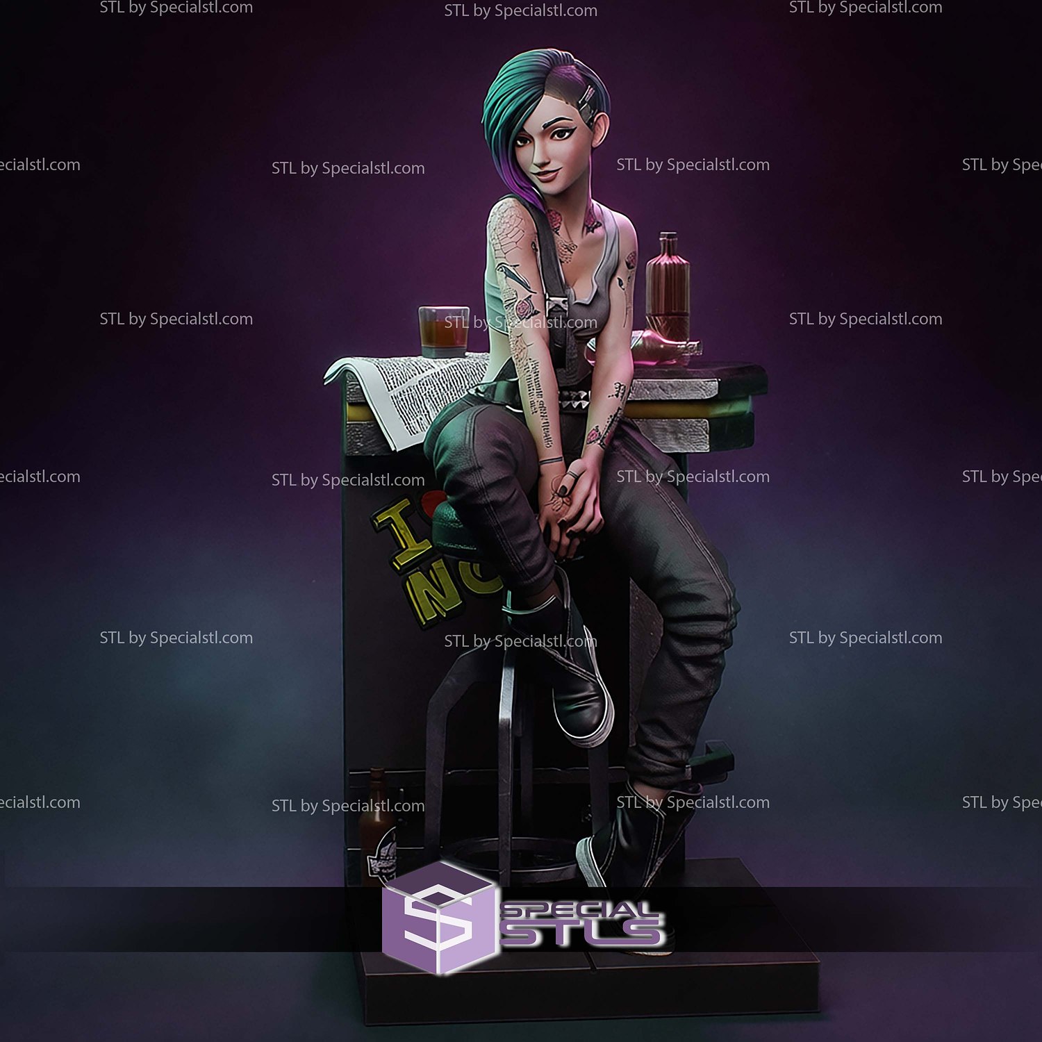 Judy Alvarez 211mm STL Files 3D Model — view 5