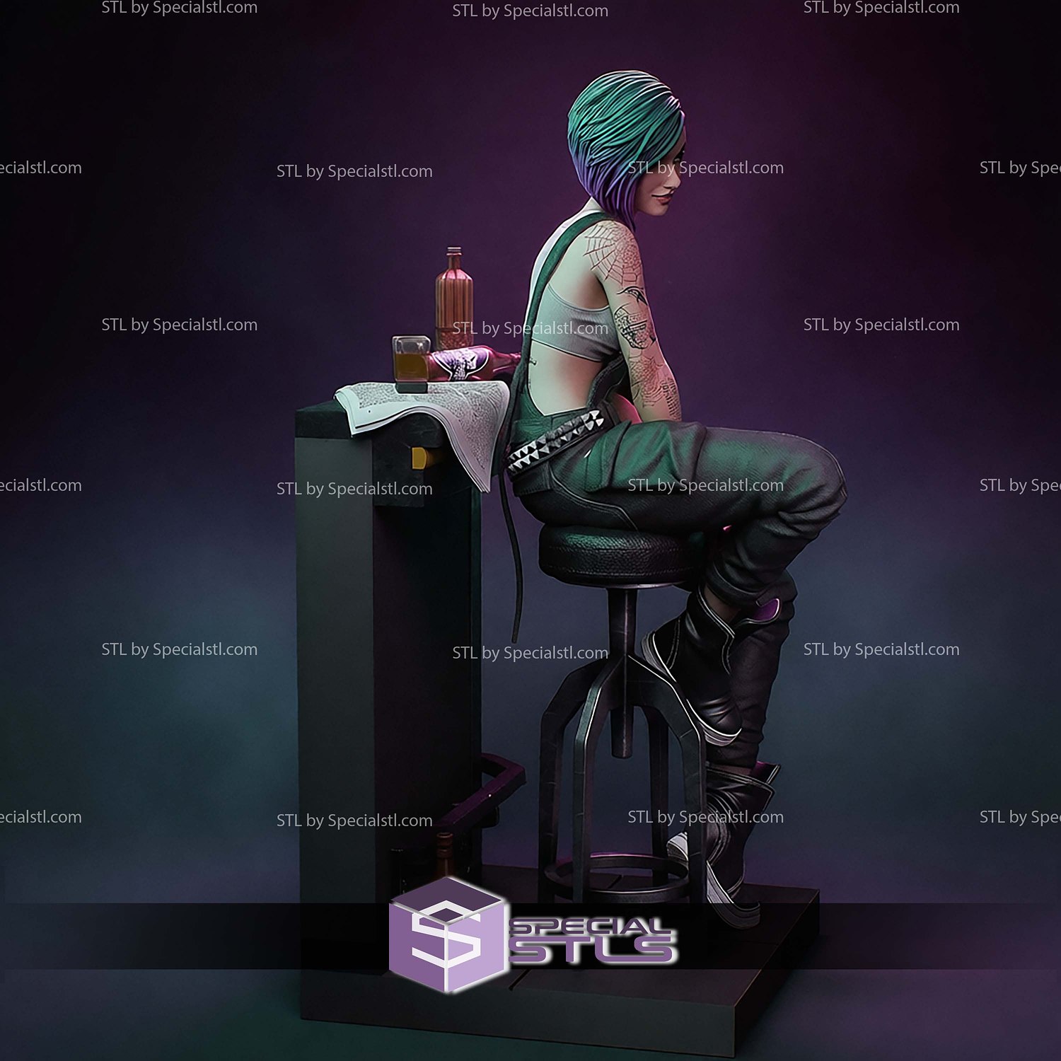 Judy Alvarez 211mm STL Files 3D Model — view 7