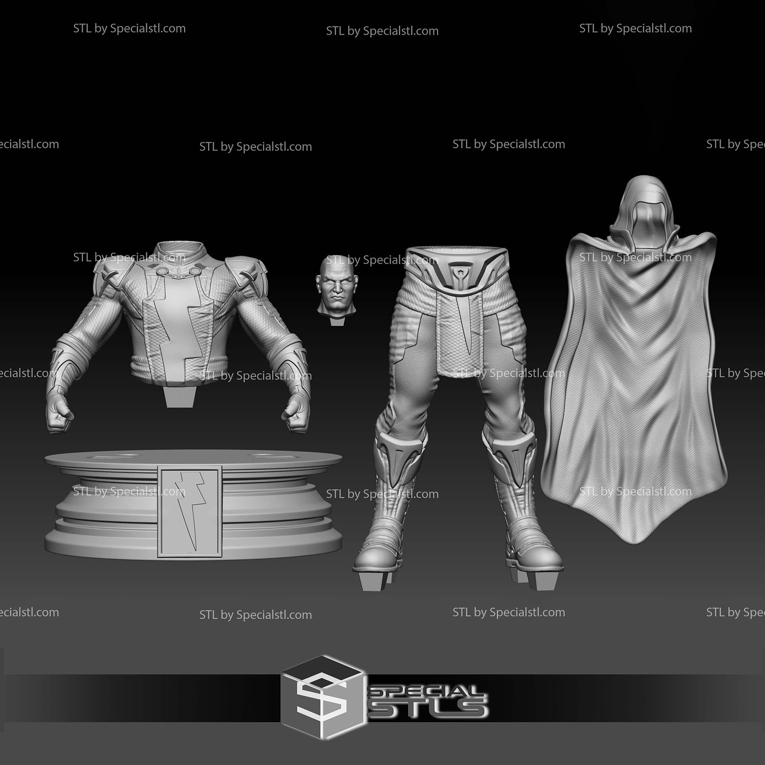 Shazam New Style 3D Printing Models STL Model — view 8