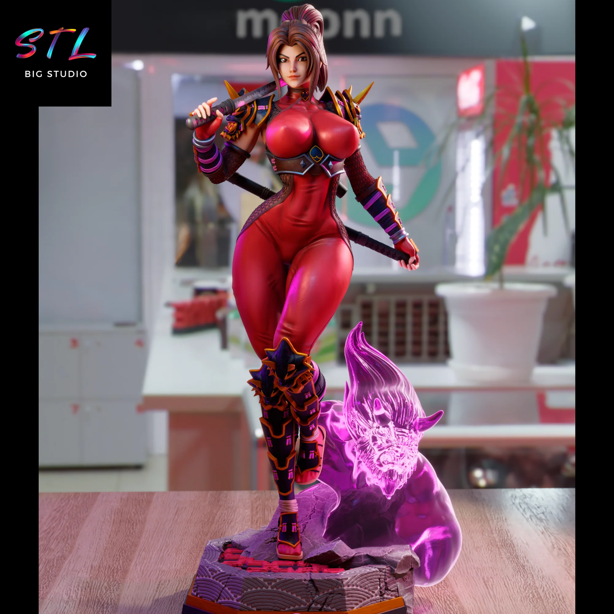 Taki STL | Soulcalibur | 3D Printable Figure Model