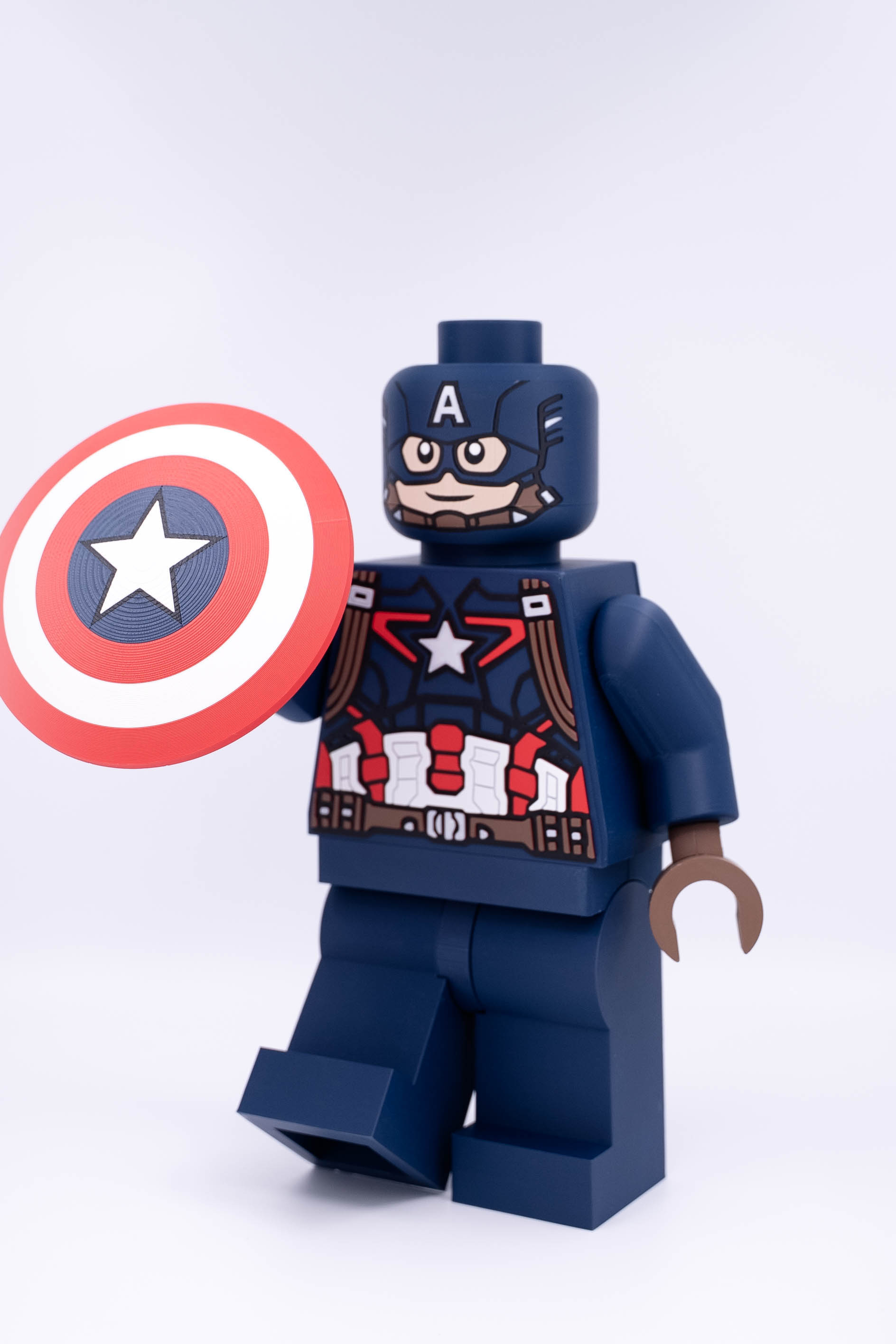Captain America Modular Figure 3D 3MF Model — view 3