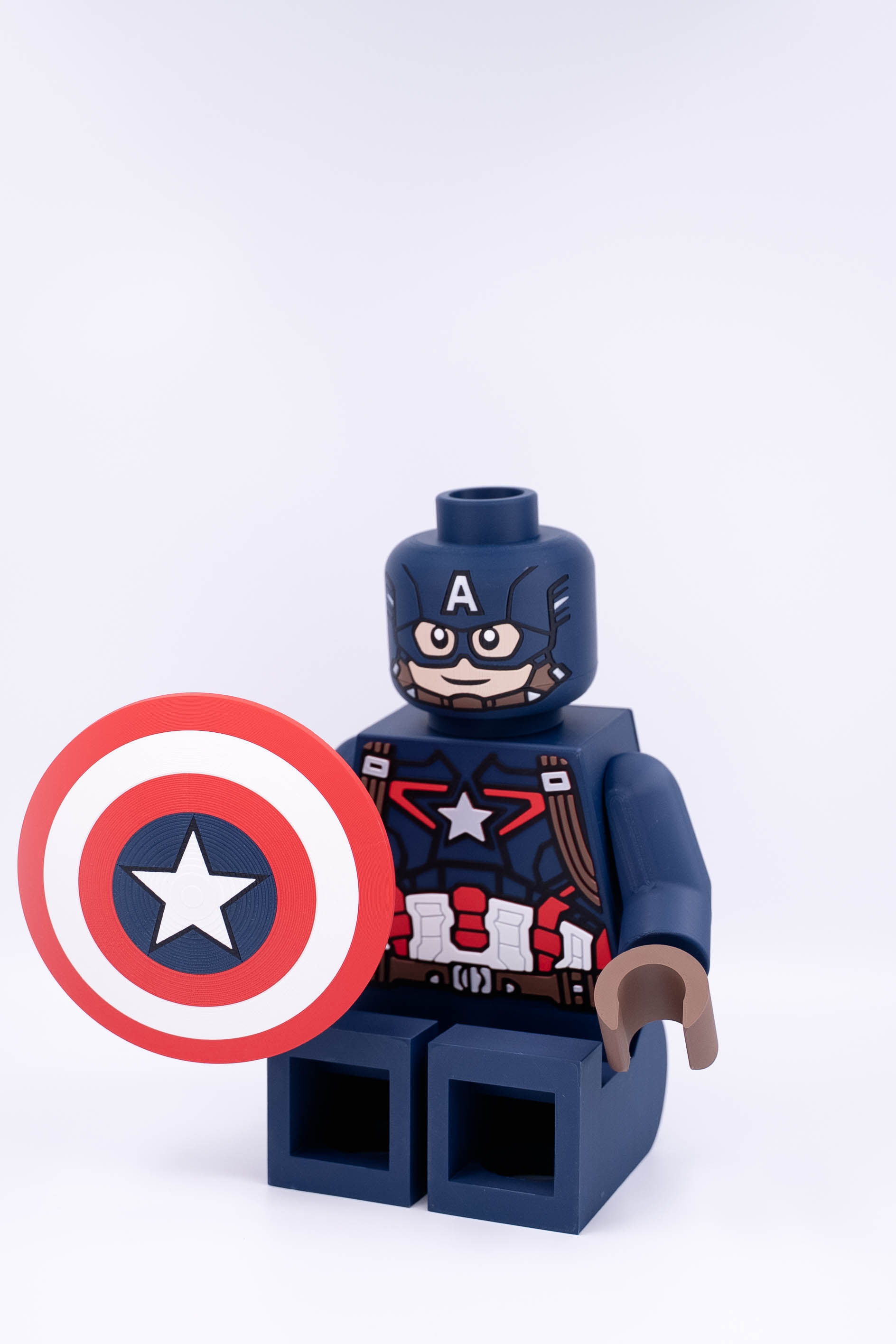 Captain America Modular Figure 3D 3MF Model — view 6