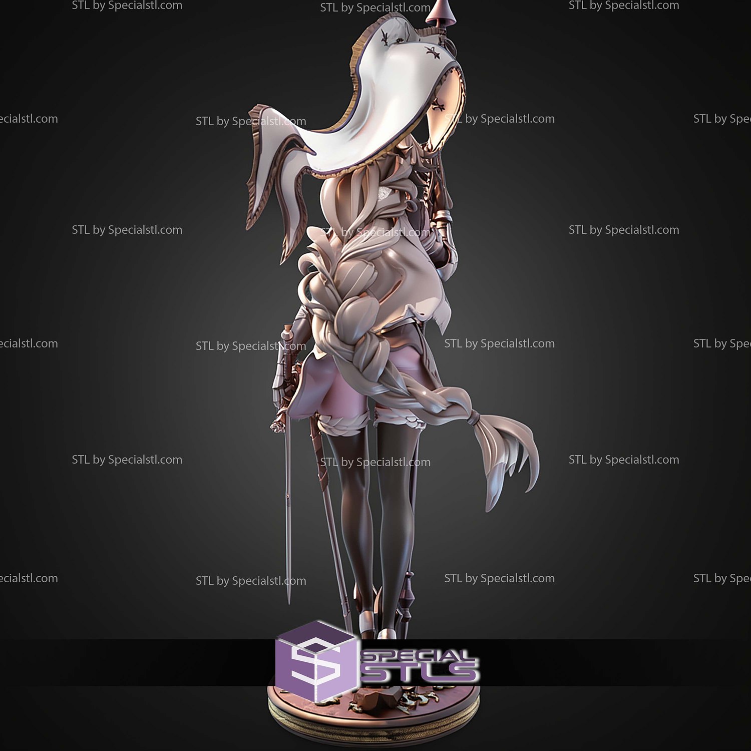Jeanne DArc Fate Grand Order 1-7 STL Files 3D Model — view 2