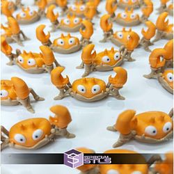 Super Basic Pokemon STL - Krabby 3D Model