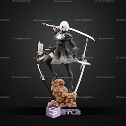 YoRHa No2 Type B STL Files 3D Model — view 1
