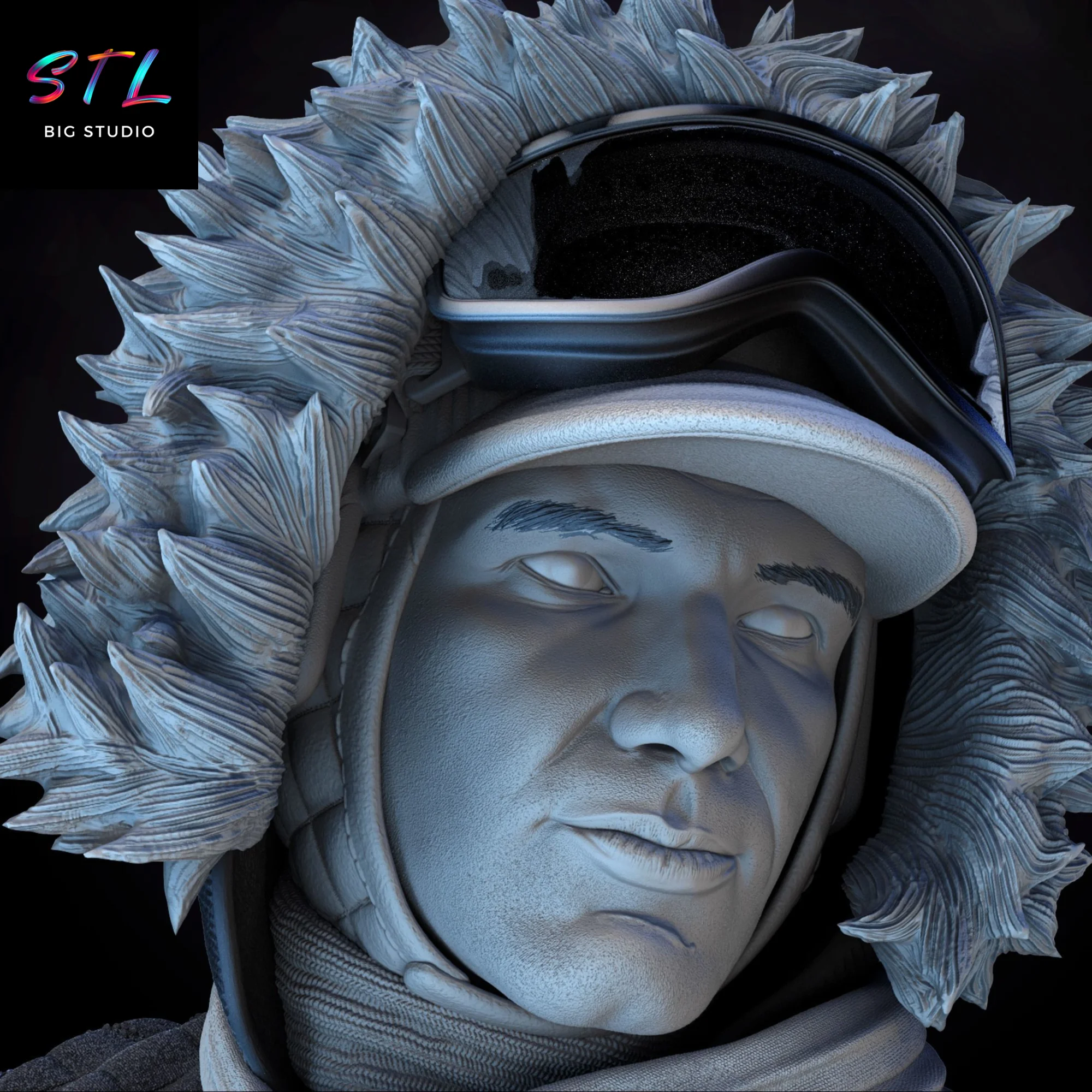 STL Han Solo (Snow Suit) | Star Wars | 3D Printable Figure Model — view 4
