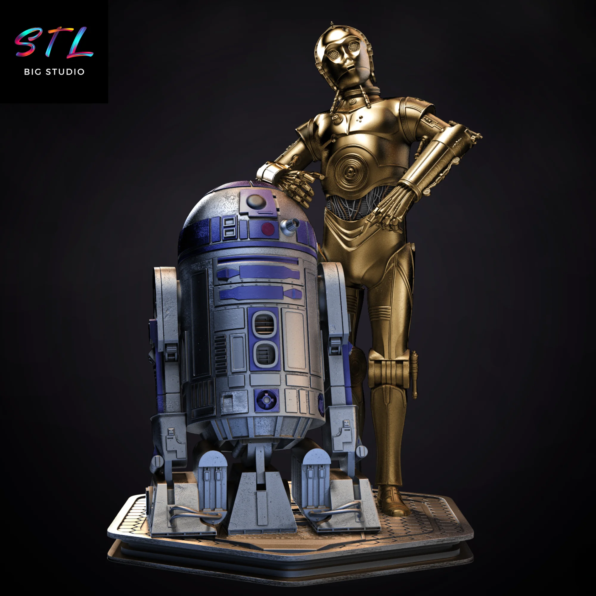 STL Han Solo (Snow Suit) | Star Wars | 3D Printable Figure Model — view 6