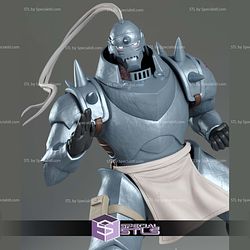 Alphonse Elric Basic Pose STL Files 3D Model