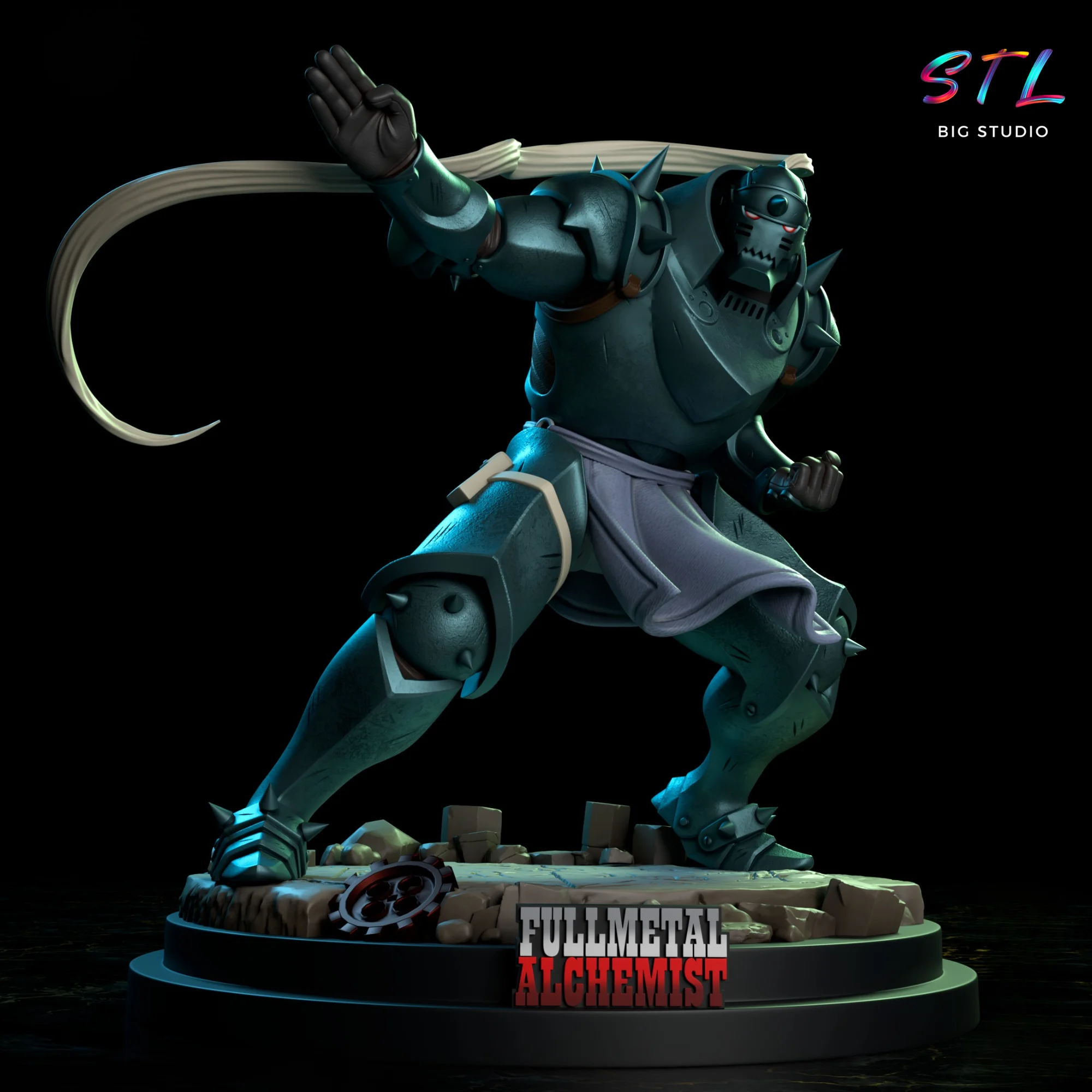 Alphonse Elric STL | Fullmetal Alchemist | 3D Printable Figure Model