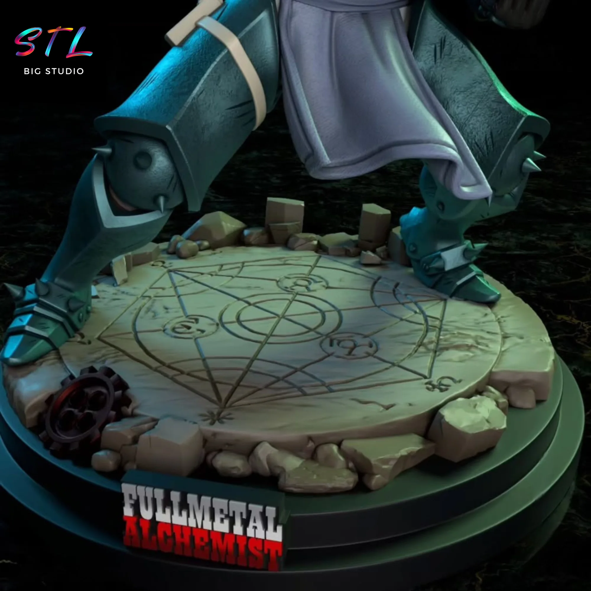 Alphonse Elric STL | Fullmetal Alchemist | 3D Printable Figure Model — view 5