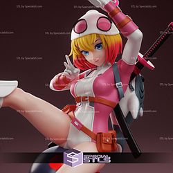 Gwenpool Anime Style Sculptures 3D Printing STL Model