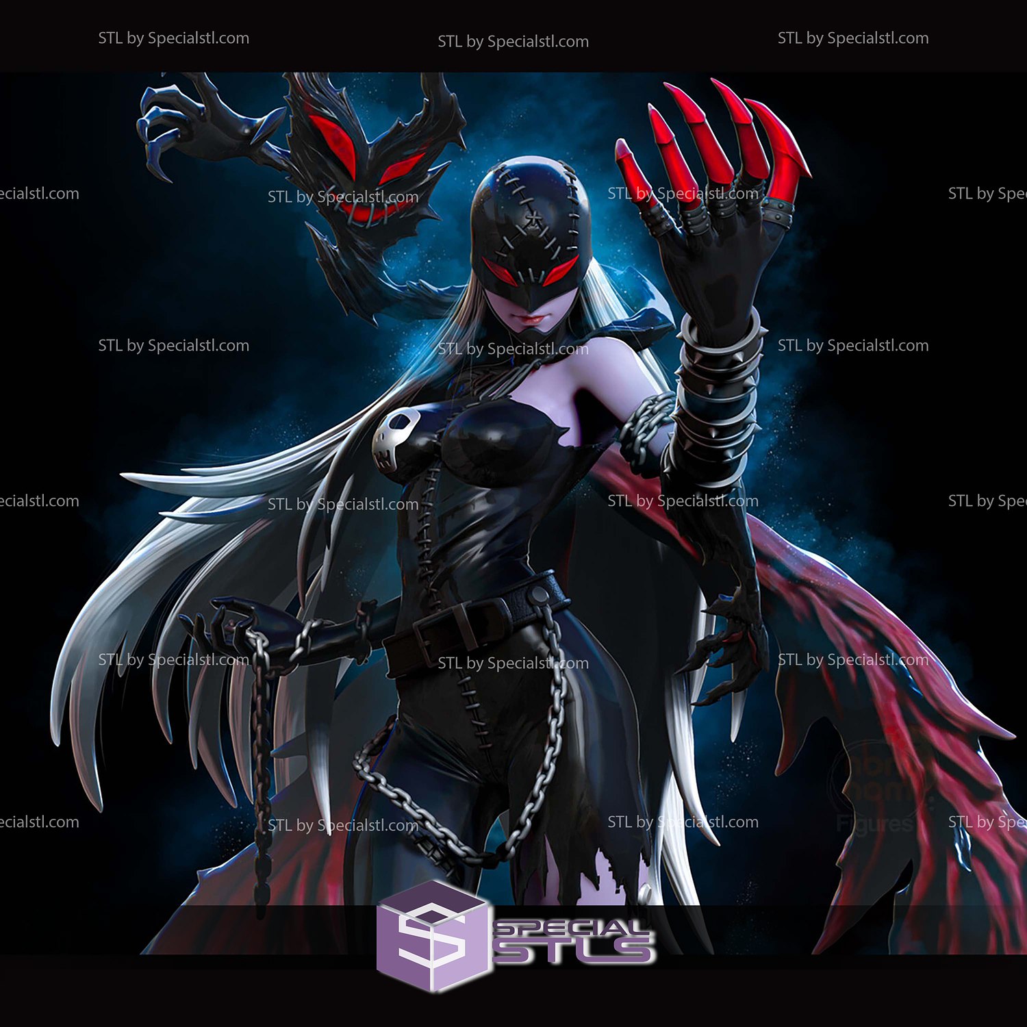 Ladydevimon New Verision Digimon 3D Printer Files STL Model — view 2