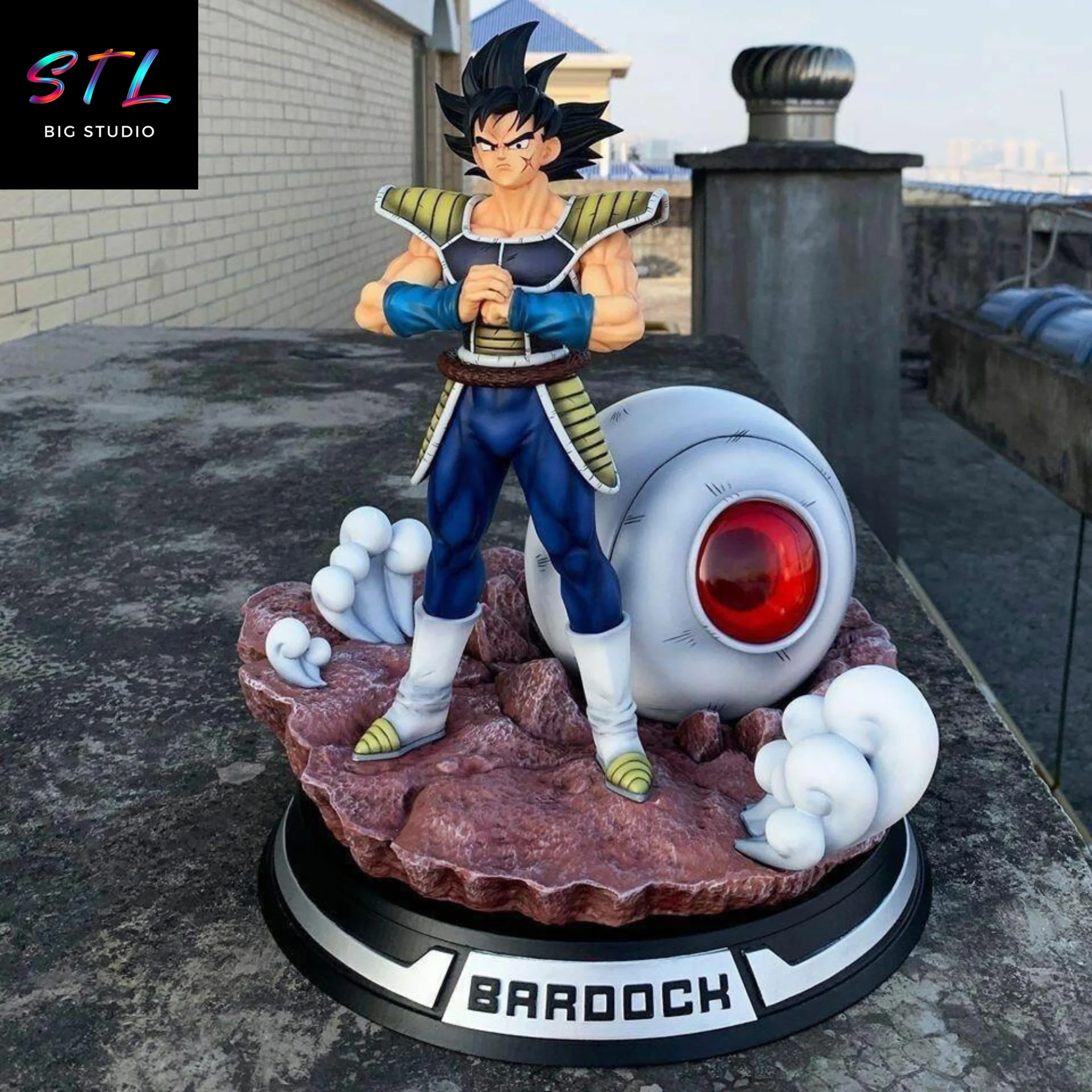STL Figure of Bardock | Dragon Ball | 3D Printable Model Model