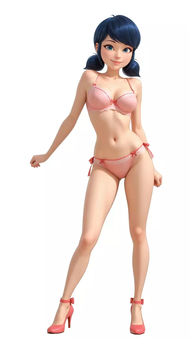 Marinette Ladybug lingerie version 3 3D STL Model