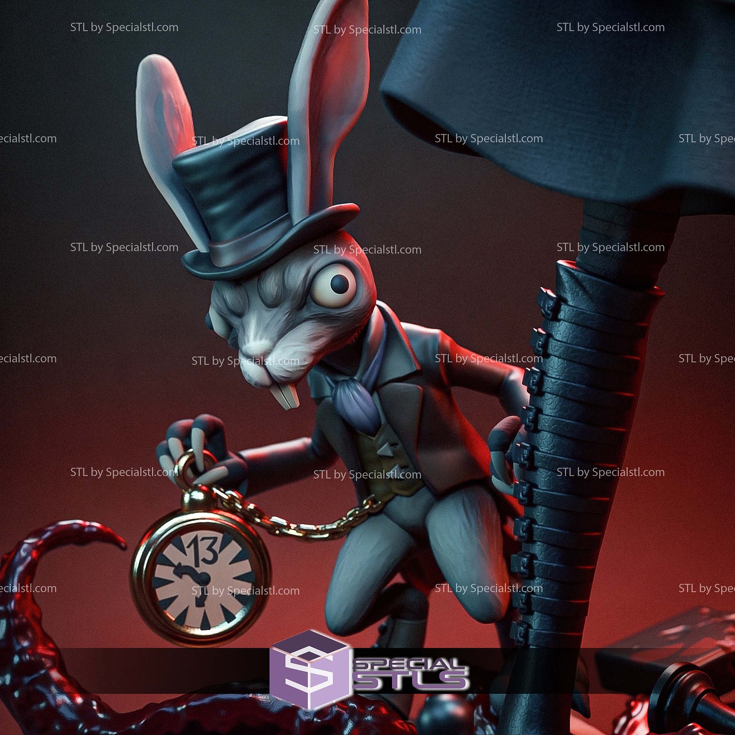 American McGee Alice Sculptures 3D Printing STL Model — view 6