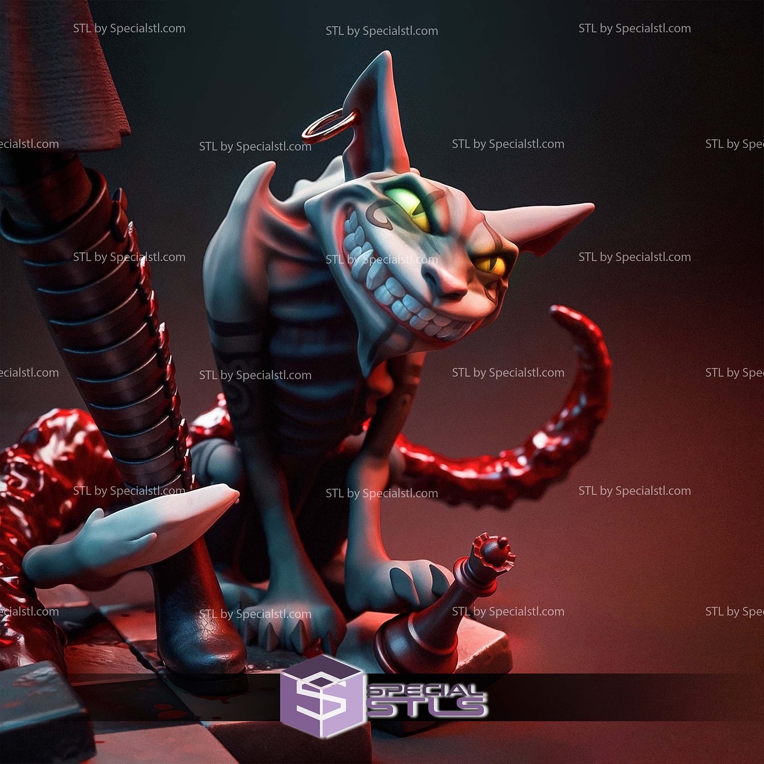 American McGee Alice Sculptures 3D Printing STL Model — view 7