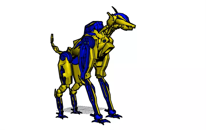 ZOID DOG ROBO 3D MAX Model