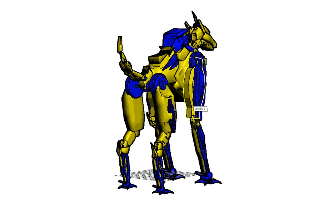 ZOID DOG ROBO 3D MAX Model — view 2