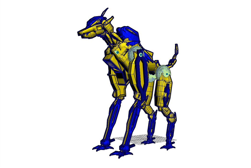 ZOID DOG ROBO 3D MAX Model — view 5