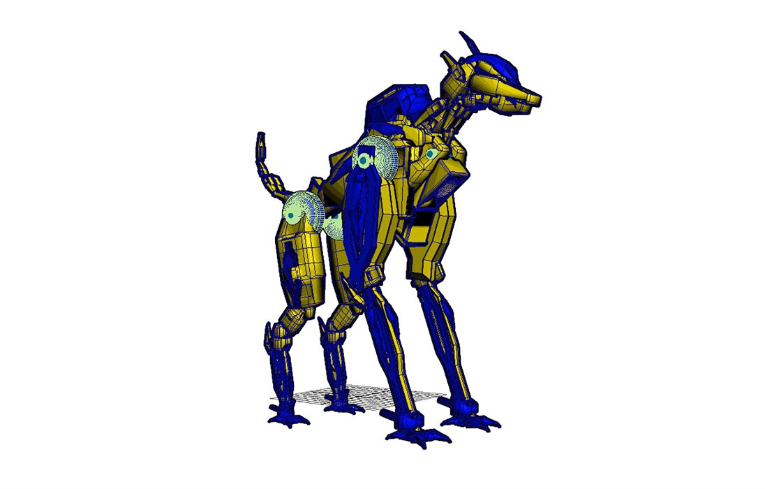 ZOID DOG ROBO 3D MAX Model — view 6