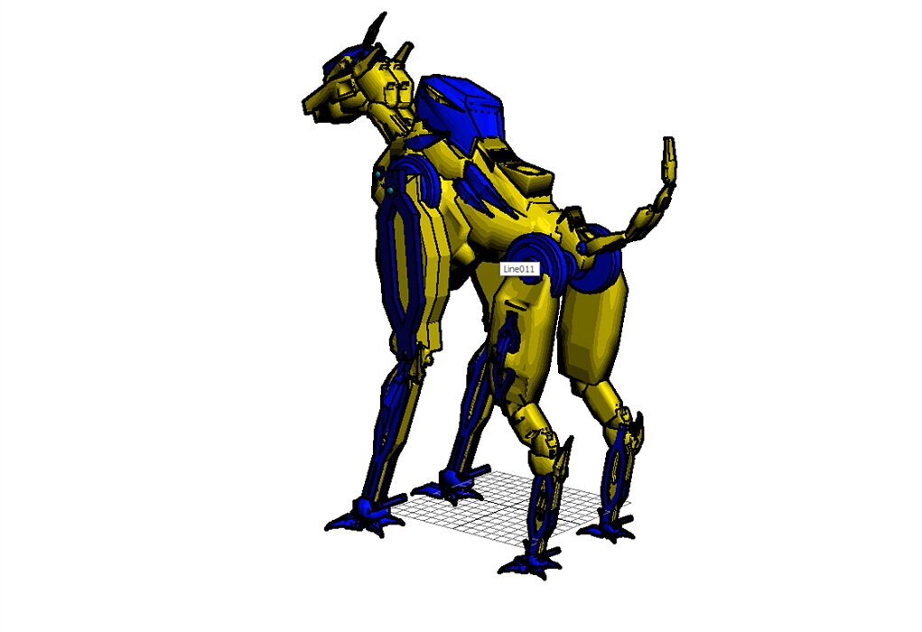 ZOID DOG ROBO 3D MAX Model — view 7
