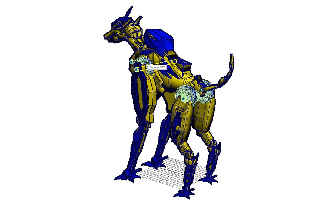ZOID DOG ROBO 3D MAX Model — view 8