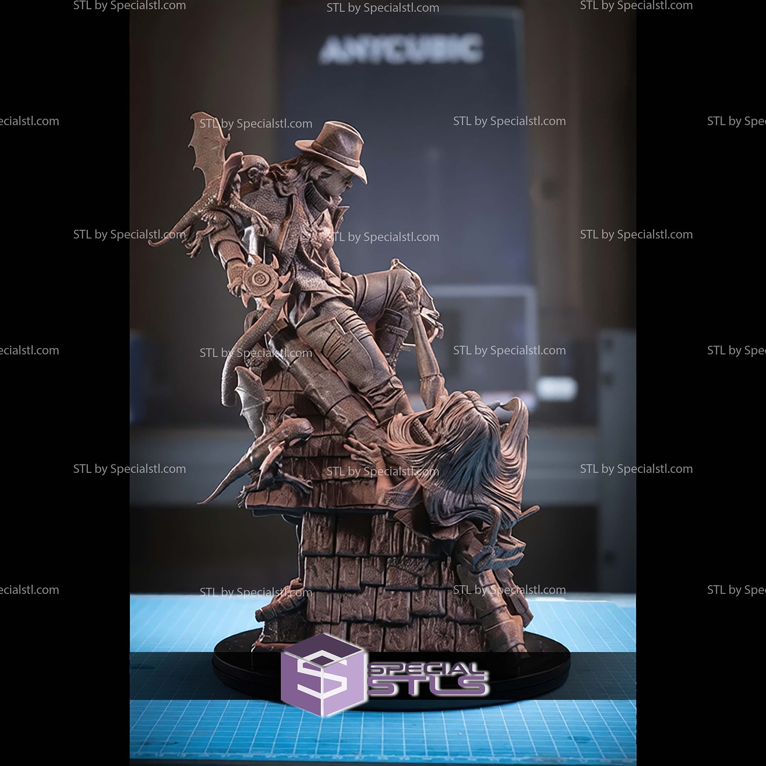 Van Helsing Bat and Weapons STL Files 3D Model — view 6
