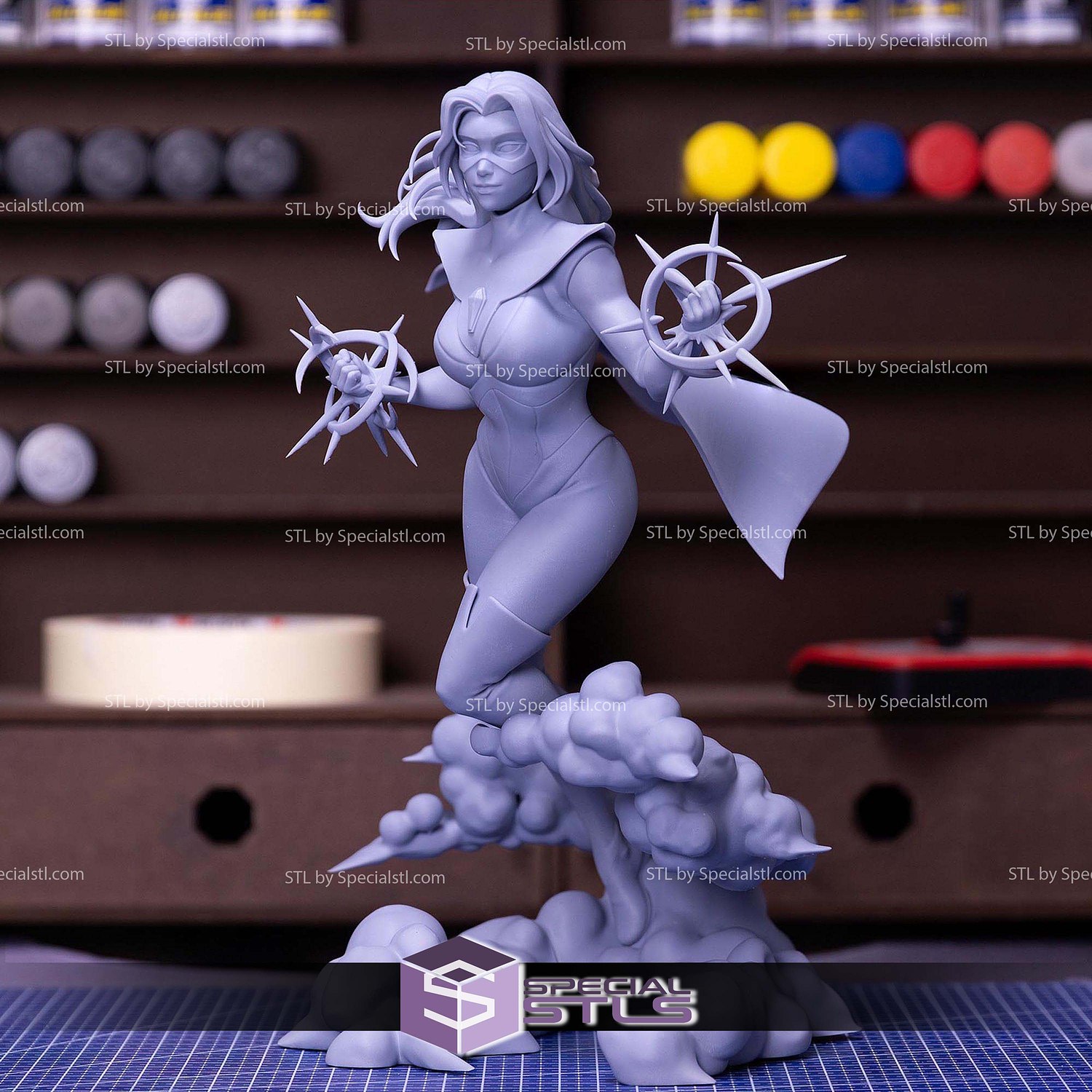 Blonde Blazer Dispatch Game 271mm STL Files 3D Model — view 4