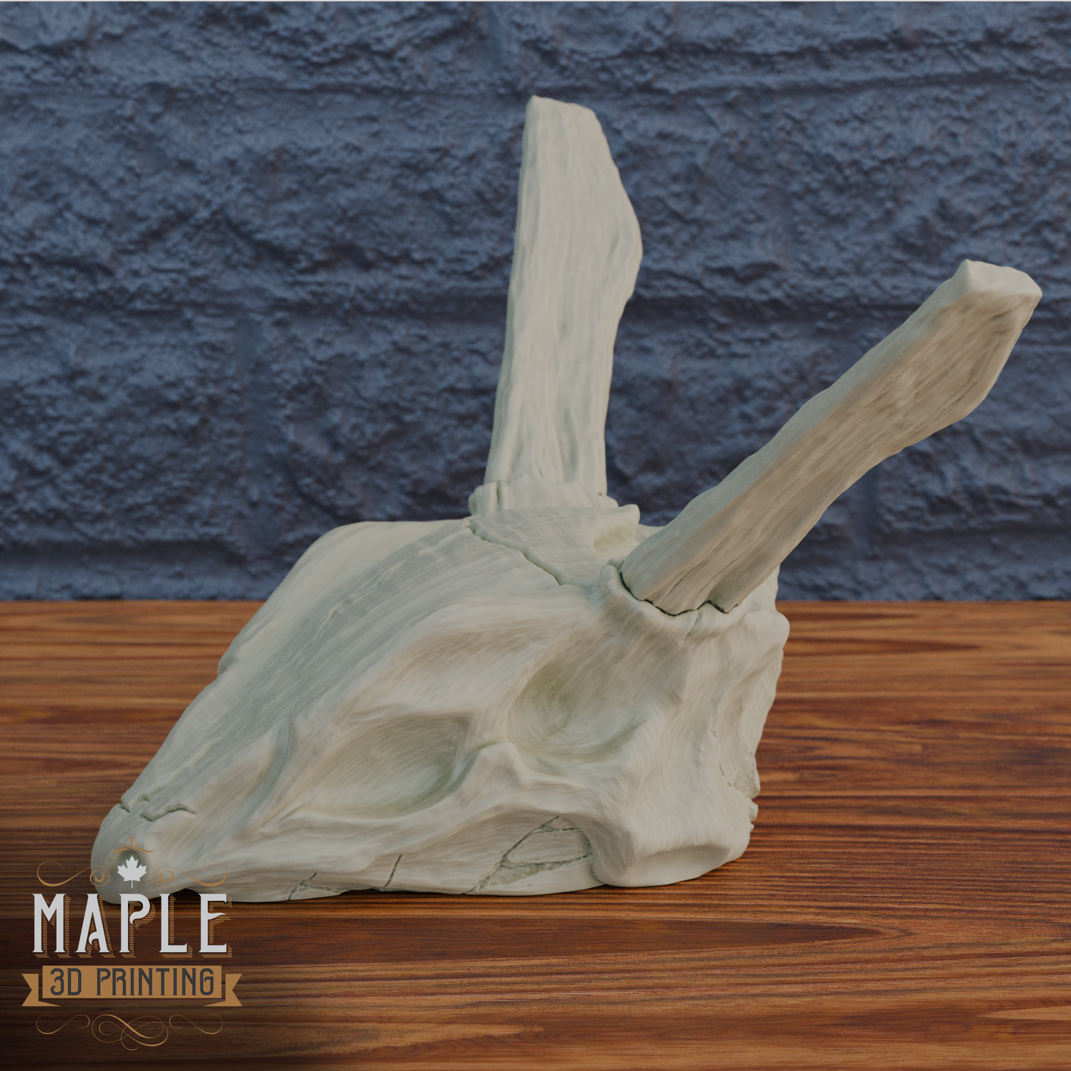 Rayquaza Skull - Pokemon 3D STL Model — view 3