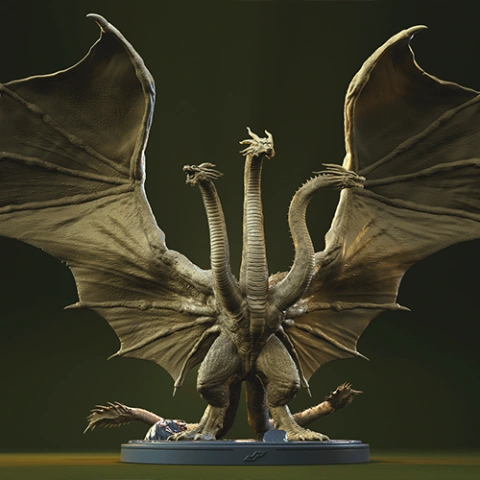 King Ghidorah 2019 3D Printer Files | Assembly STL Model
