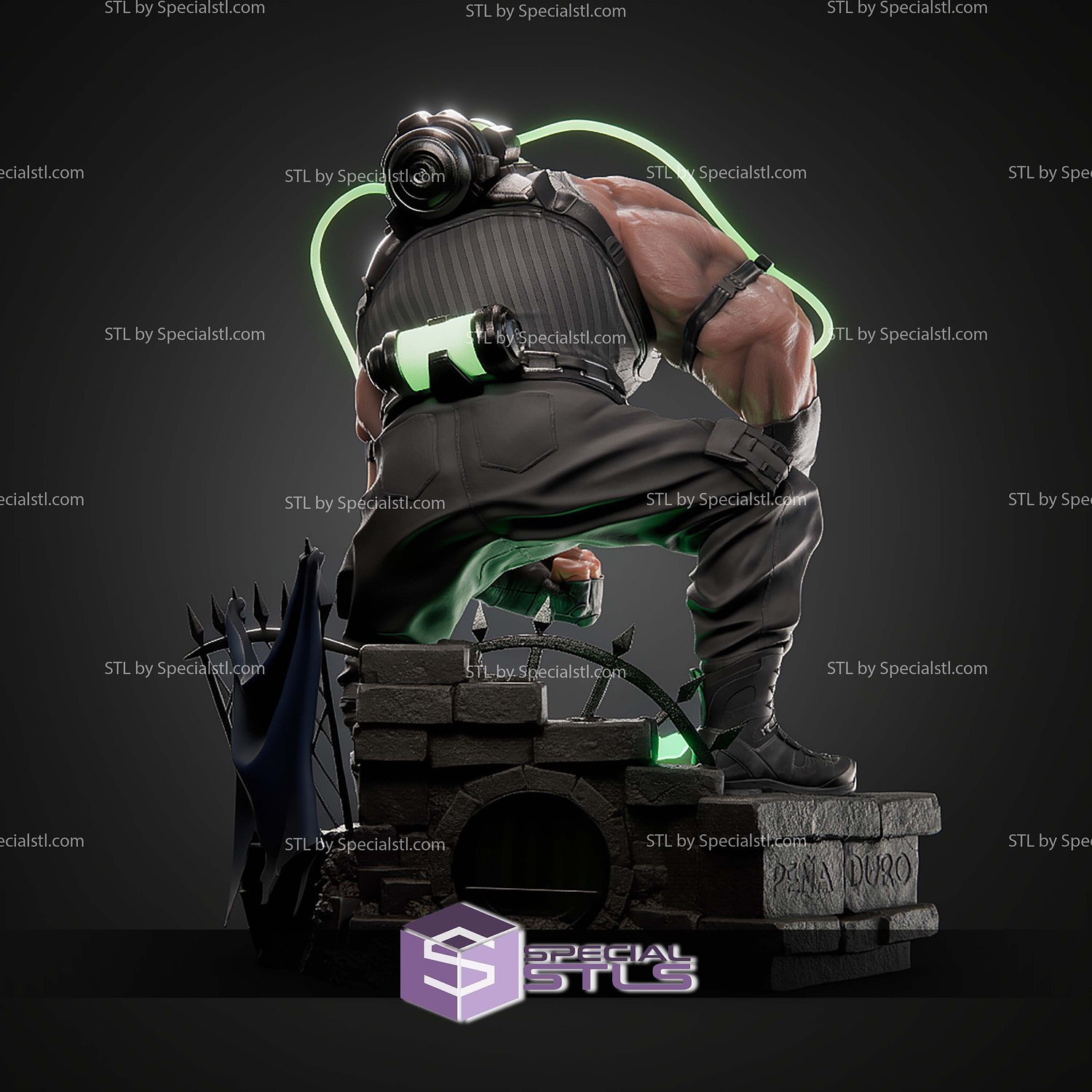 Bane DC Apparatus 1-6 STL Files 3D Model — view 3