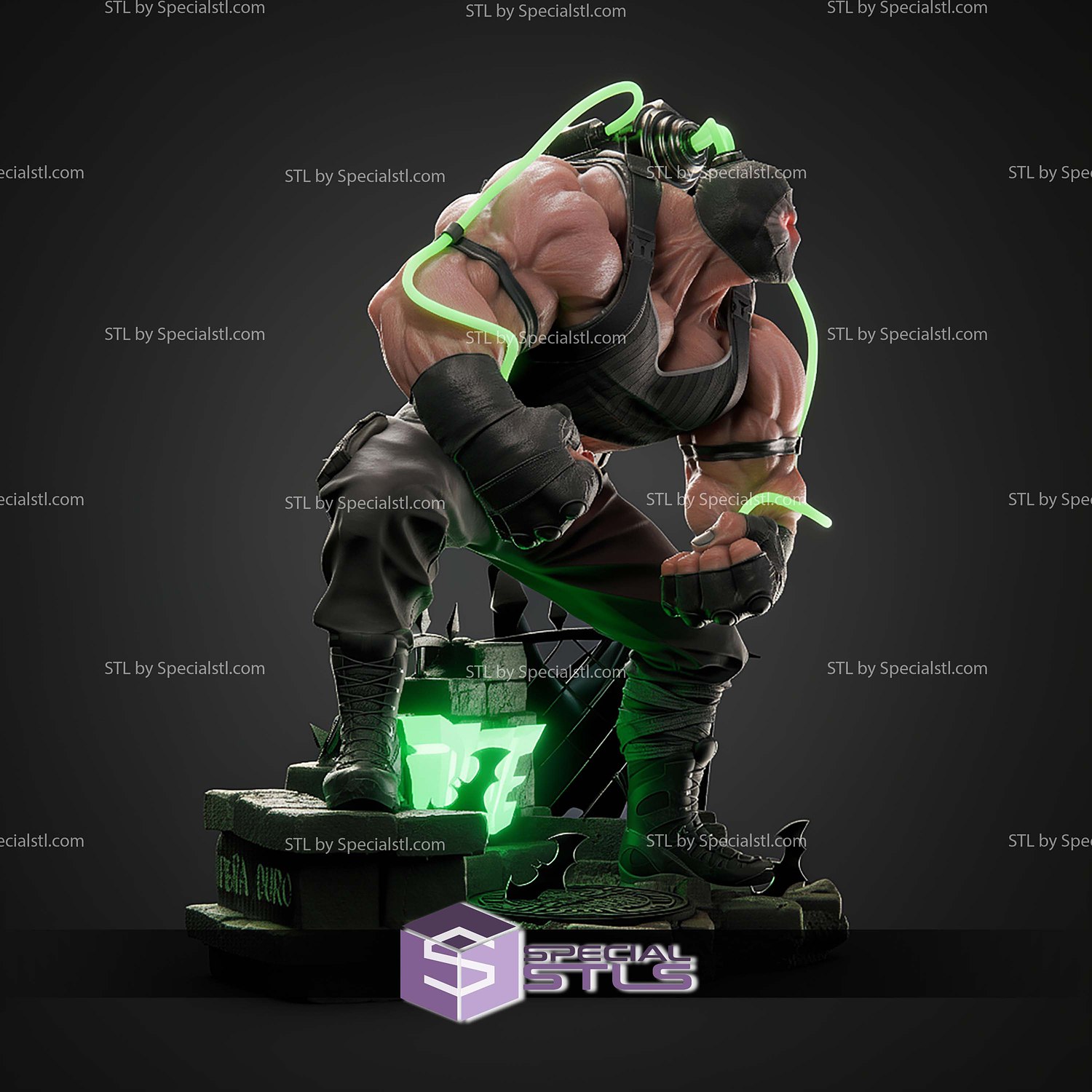 Bane DC Apparatus 1-6 STL Files 3D Model — view 4